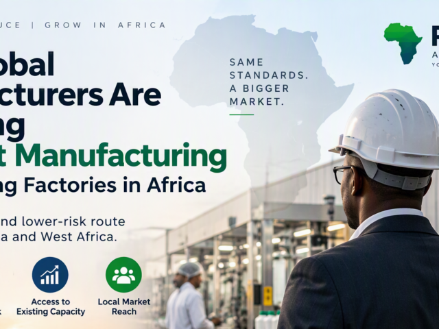 Why Global Manufacturers Are Entering Africa Without Building New Factories